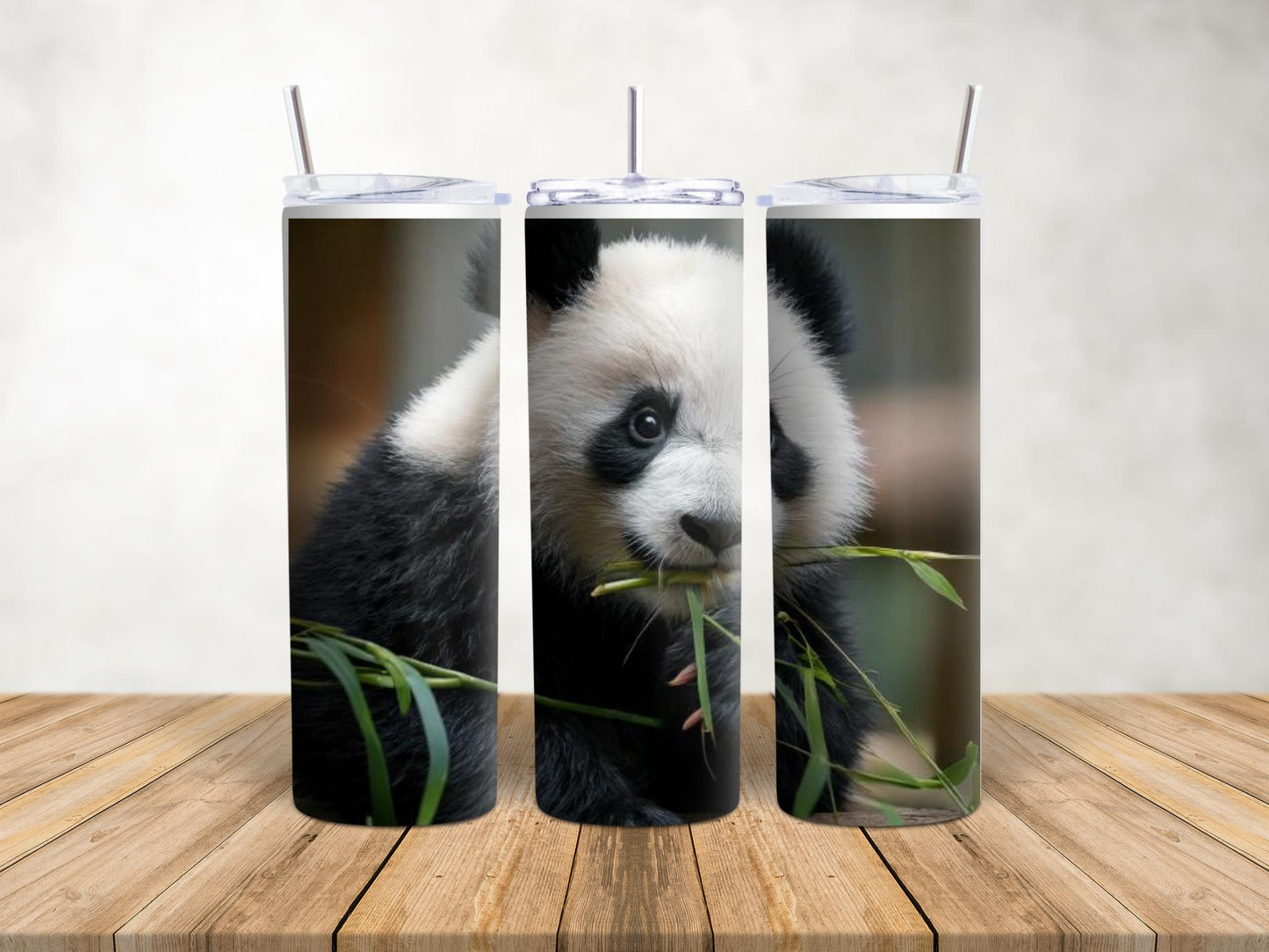 Adorable Baby Panda Tumbler - Insulated Drinkware for Nature Enthusiasts and Animal Lovers